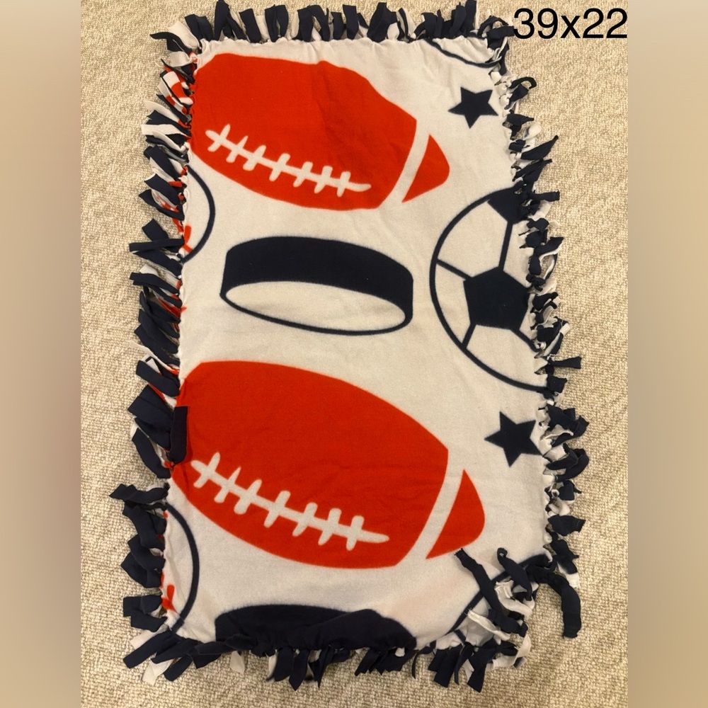 Sports Themed Fleece Blanket